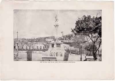 The Plaza, San Juan, and the Columbus Monument